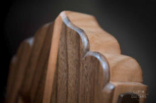 Ladda upp bild till gallerivisning, Walnut classical guitar headstock in detail