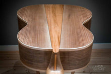 Load image into Gallery viewer, Walnut and cherry classical guitar back and heel

