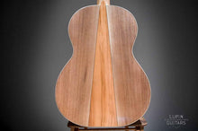 Load image into Gallery viewer, Walnut and cherry classical guitar back side
