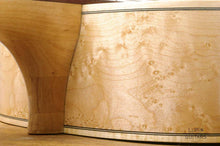 Load image into Gallery viewer, Birds eye maple neck to body connection classical guitar
