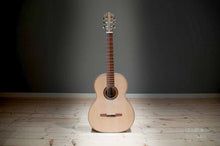 Load image into Gallery viewer, Walnut classical guitar front view
