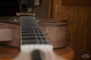 Steel string eucalyptus fingerboard