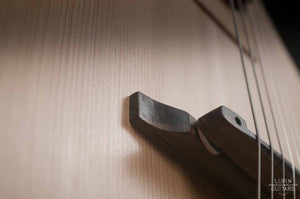Steel string red cedar and bridge detail
