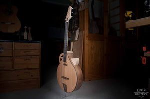 Steel string red cedar diagonal view